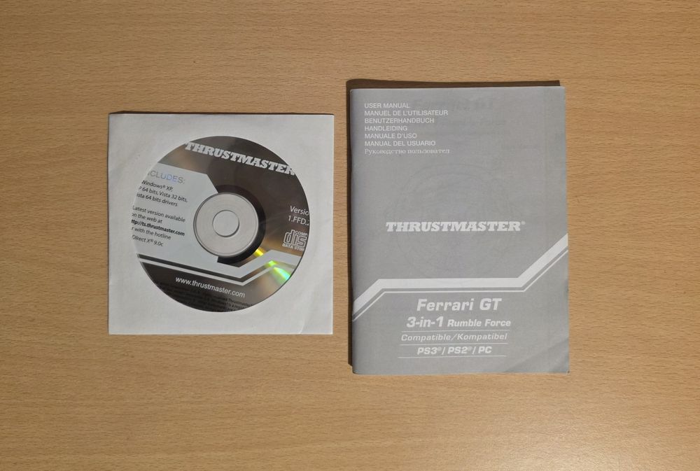 Volante Ferrari GT Experience + Pedais