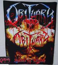 Obituary Inked in Blood Ekran Duża Naszywka BackPatch Death Metal