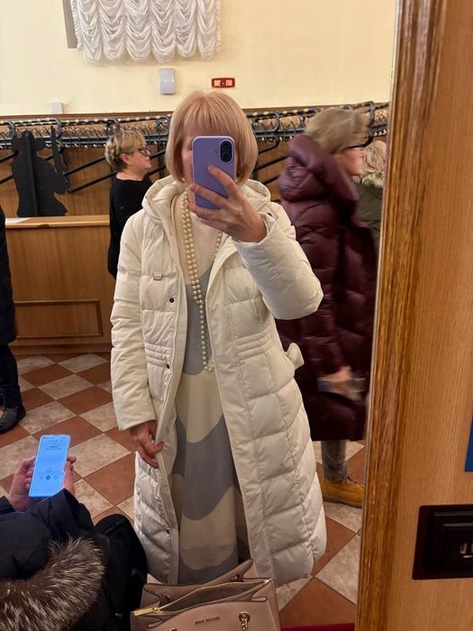 Зимова жіноча пухова куртка Lands End. Розмір XS та XL.