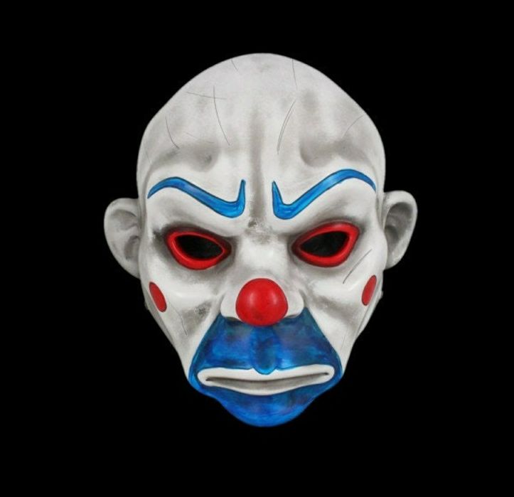 Máscara Joker Assalto Ao Banco Batman Heath Ledger