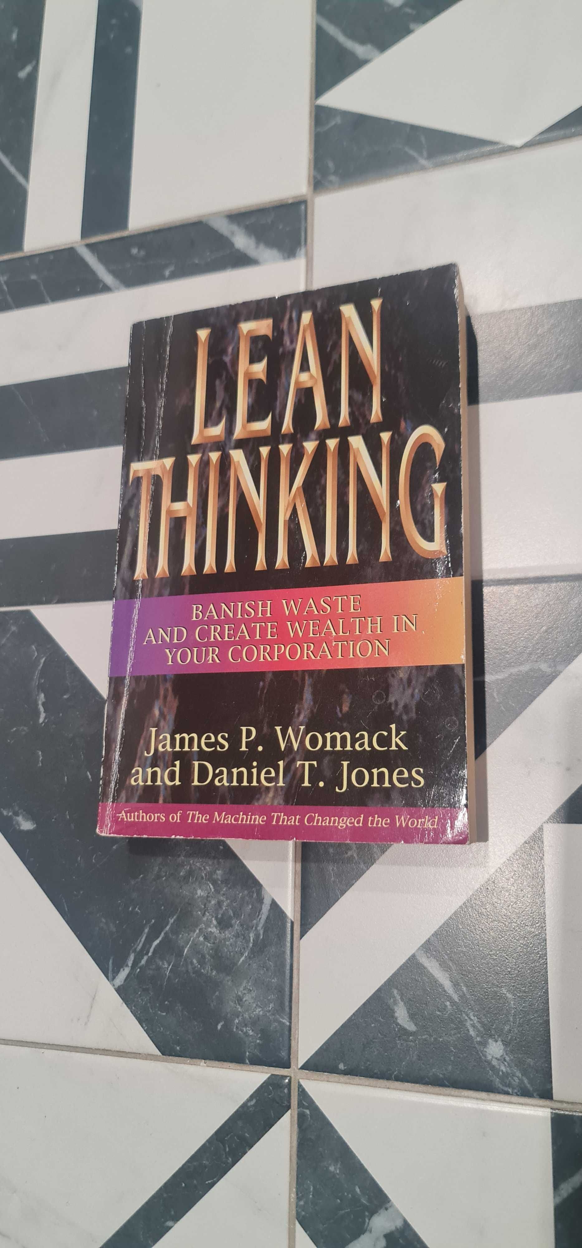 LEAN THINKING Szczupłe myślenie James Womack Daniel Jones BANISH WASTE