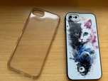Etui iPhone 7/8 kotek  bezbarwny