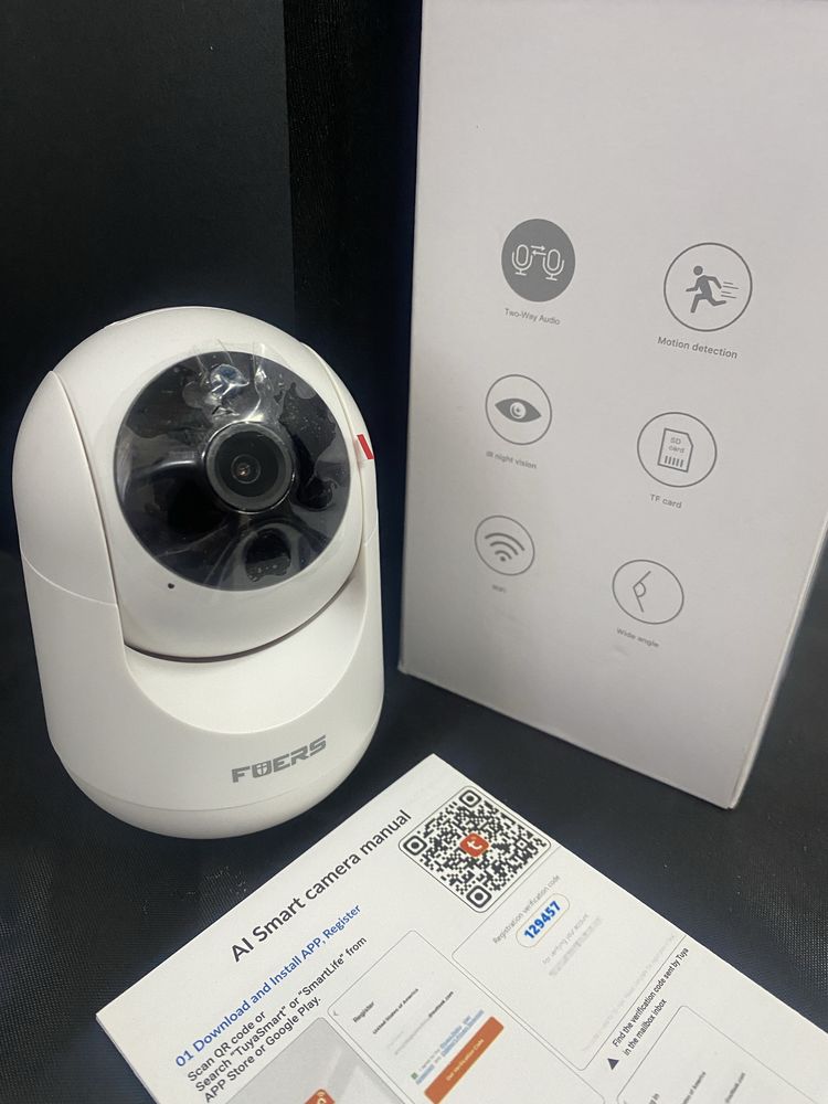 Wifi Камера Tuya 5mp відеонагляд відеоняня туя smart life Бездротова