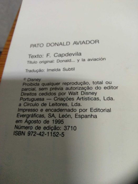 Pato Donald Aviador