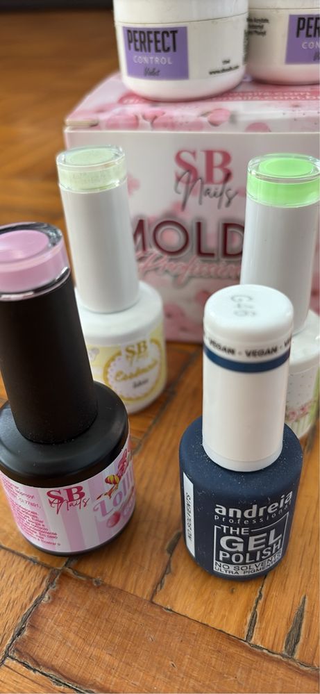 Itens novos manicure gel unhas