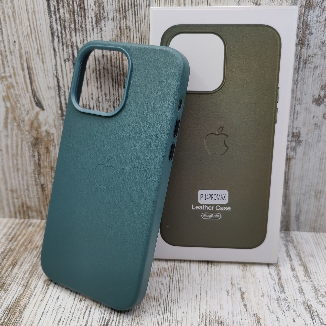 ТОП‼️ Чехол Leather Case MagSafe на iPhone 14 Pro Max