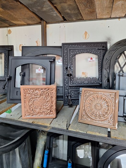Дверки чавунні камін для печі та Барбекю!!!