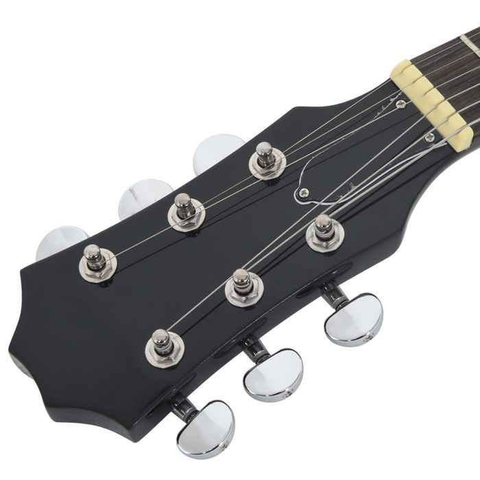 Gitara Elektryczna Z Pokrowcem, Brązowo-Czarna, 3/4, 30"