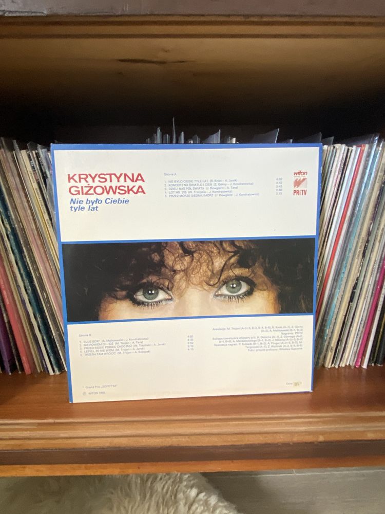 Krystyna Gizowska - Nie bylo ciebie tyle lat LP MINT