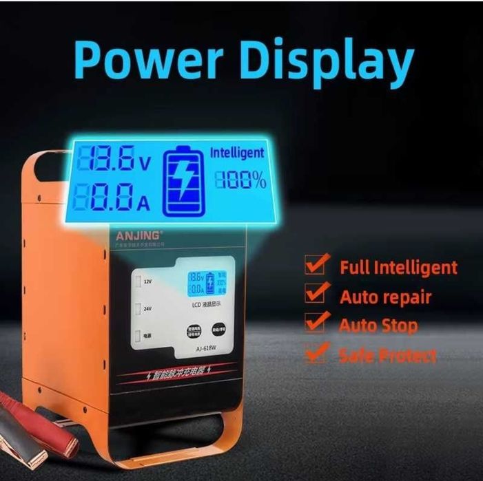 Зарядка 12-24V 20A 600W LI-ION AGM GEL LIFEPO4