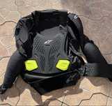 Peitoral Integral ALPINESTARS BIONIC PRO V2 Preto/Amarelo Flúor