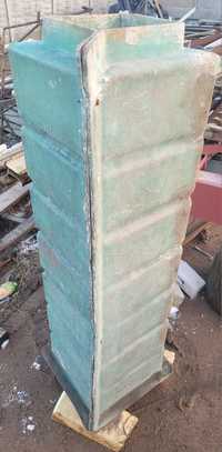 Forma slupki betonowe  do słupka 40x40   boniowany bonie słupek
