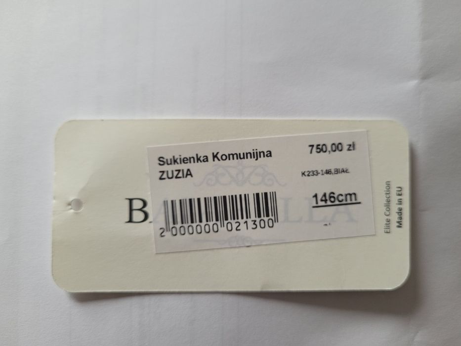 Sukienka komunijna rozm. 146