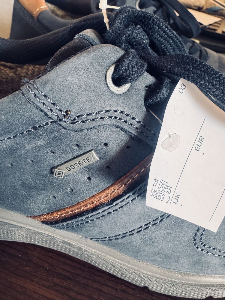 Buty skórzane wodoodporne Ara z Gore-tex.