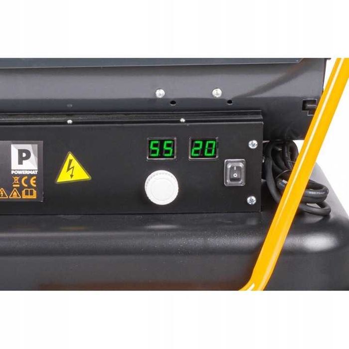 Nagrzewnica olejowa 30 KW z kominem SPALINOWA DMUCHAWA + TERMOSTAT LCD