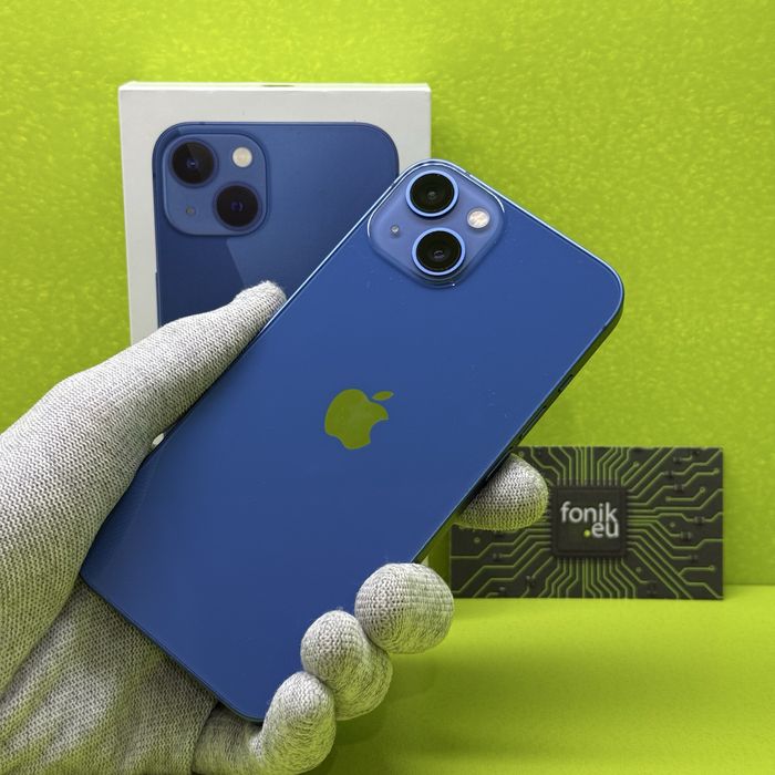 SKLEPFONIK • iPhone 13 128GB Blue • Stan BDB • Bateria 100%