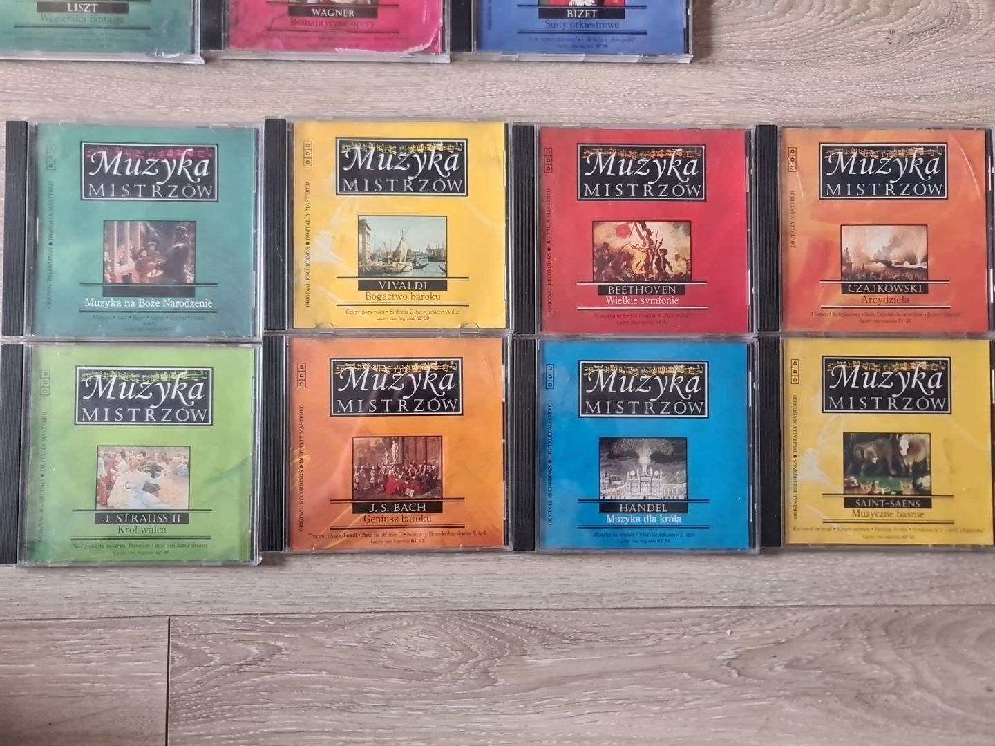 Zestaw płyt CD 36 z muzyka klasyczna Mistrzów Mozart Chopin Beethoven