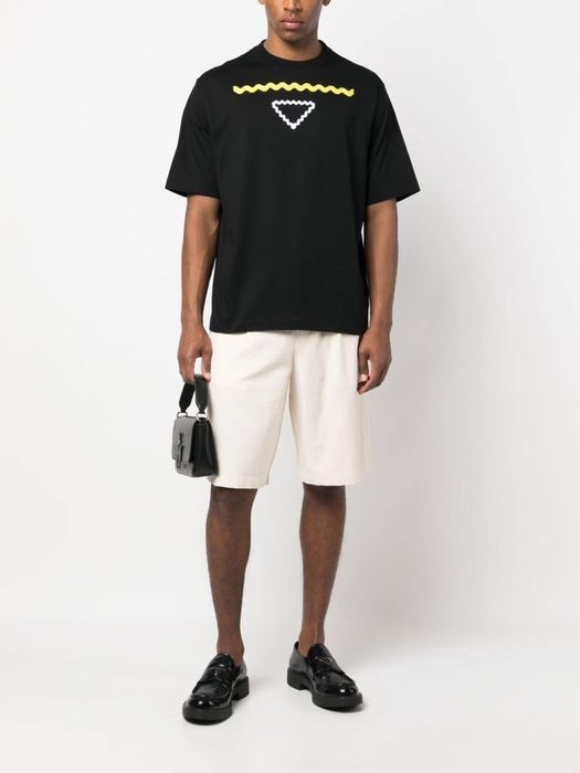 бавовняна футболка Prada, унісекс Розмір L Ідеальний стан