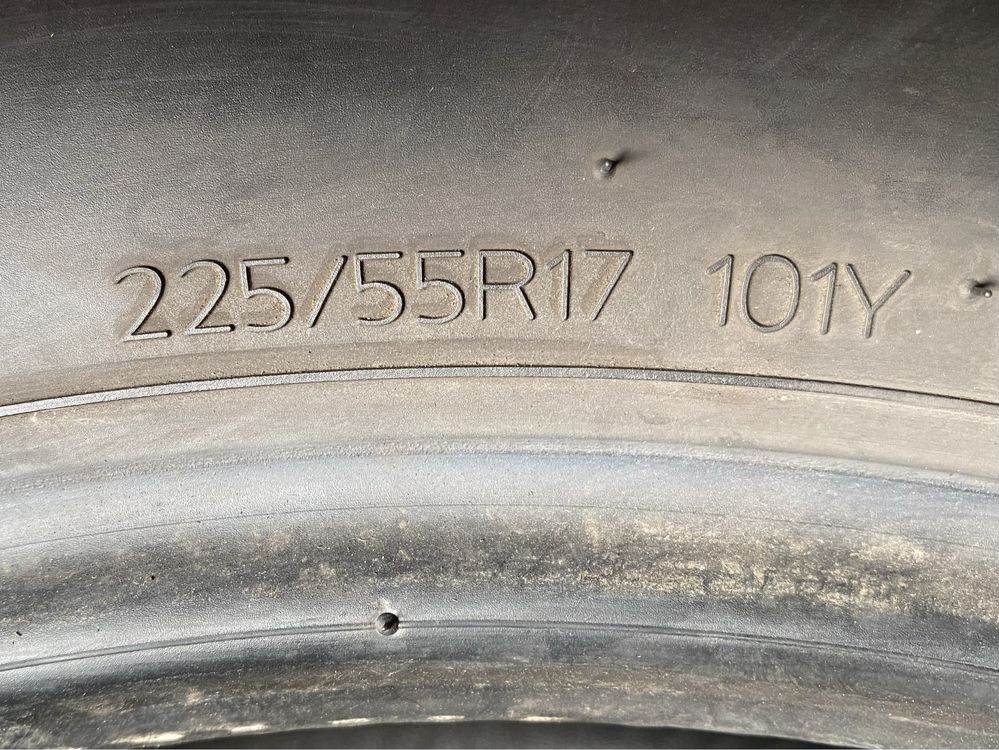 Літня резина шини (пара) 225/55R17 HANKOOK 6+мм