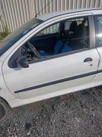 DRZWI LEWY PRZÓD PEUGEOT 206 3D EWPB