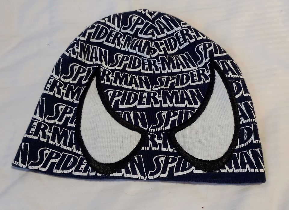 Czapka chłopięca ocieplana dzianina Spiderman 3/6lat Marvel H&M