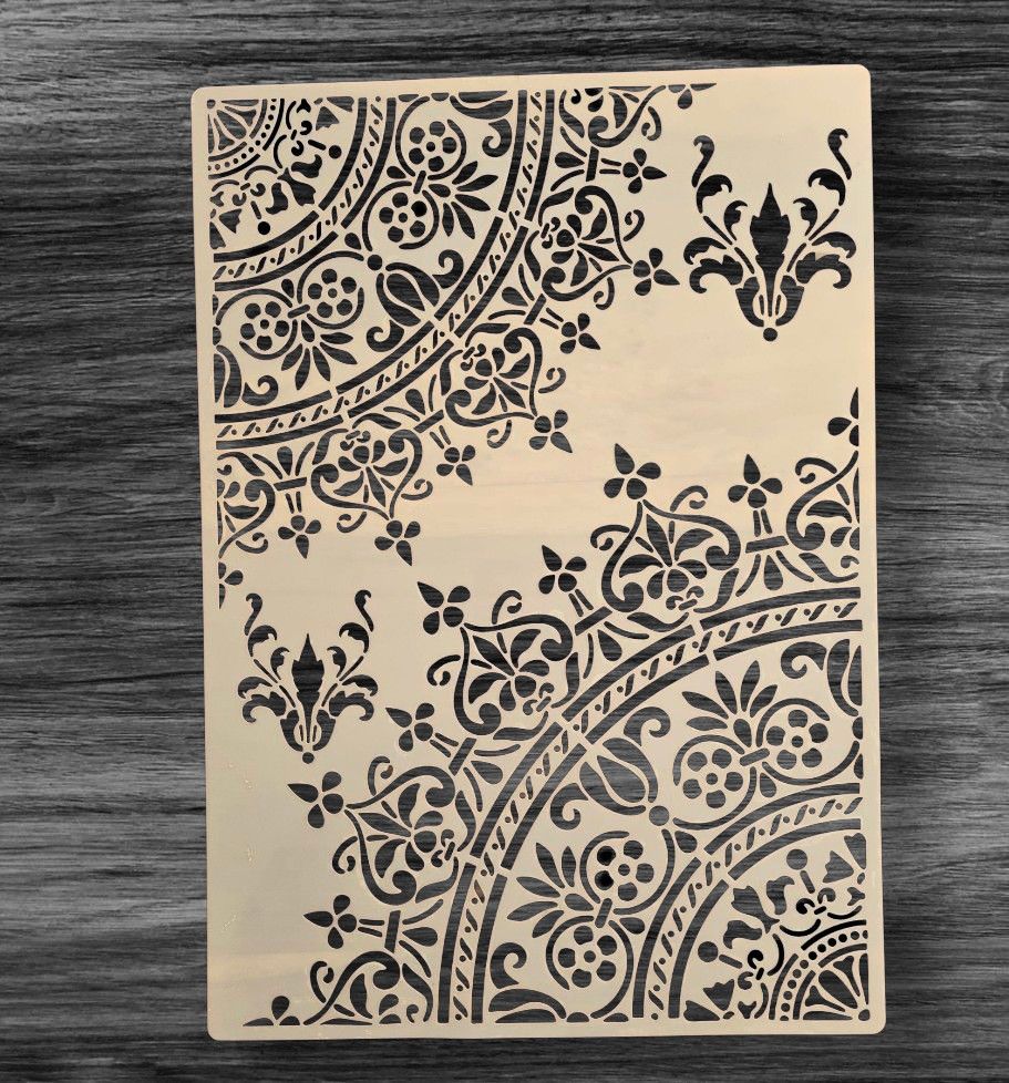 Szablony mandali, malarski, DIY, scrapbookingu, tynk ozdobny - Nowe