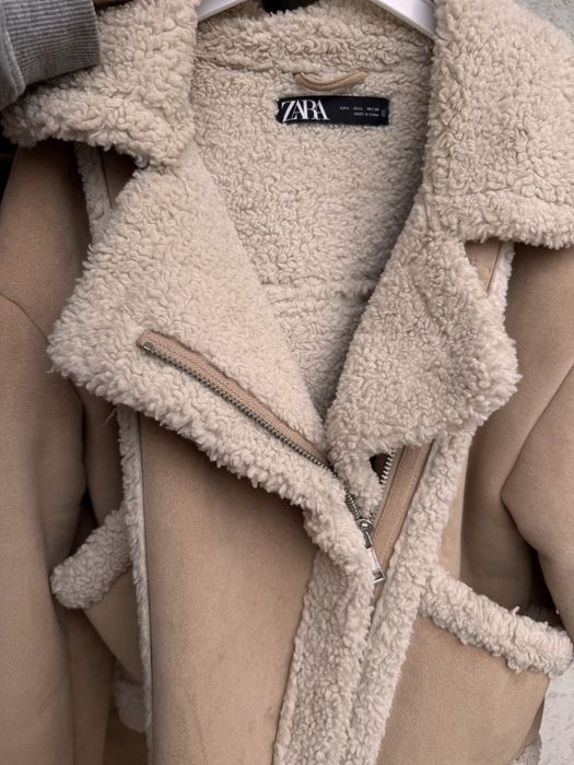 Дубленка zara размер Л
