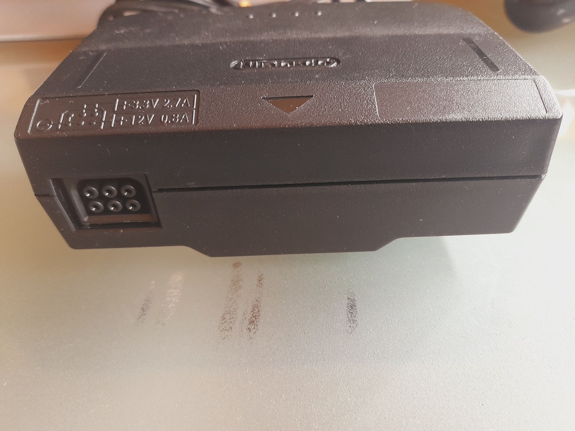 N64 - comando c/controller pak e fonte de alimentação