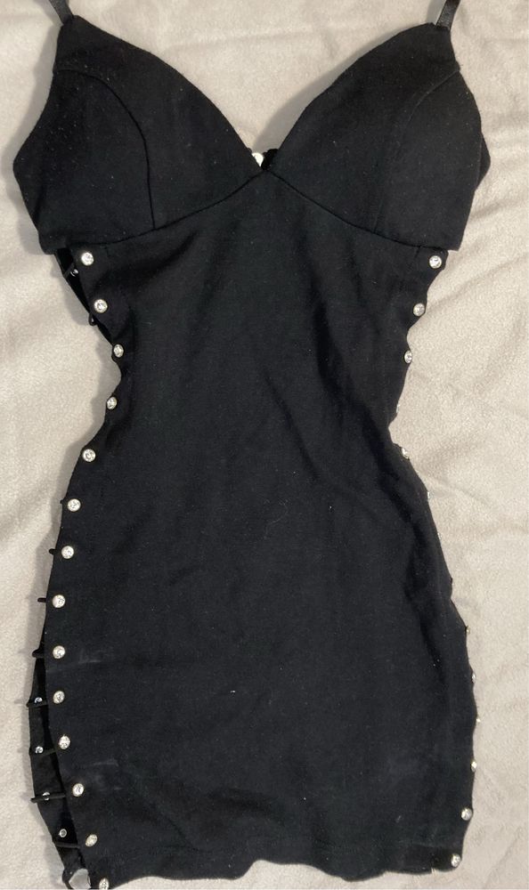 sukienka mini czarna tally weijl xs