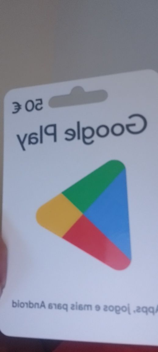 Cartão Google Play