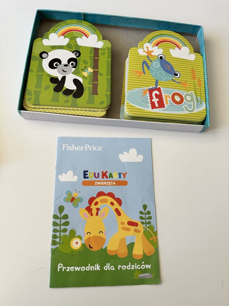 Fisher Price Trefl EduKarty zwierzęta