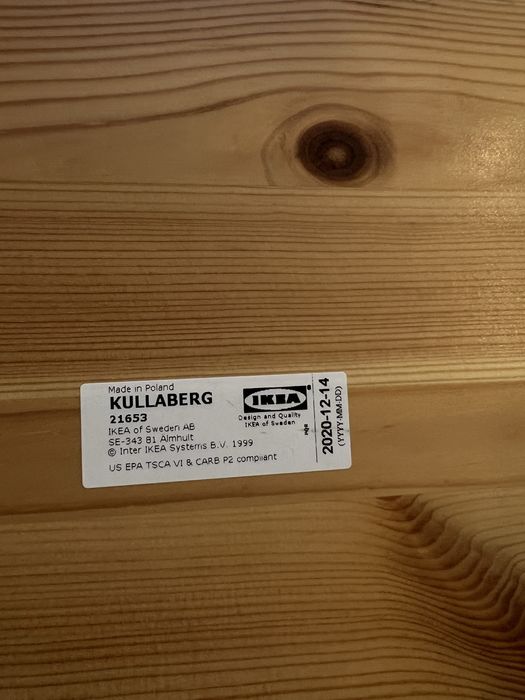Biurko drewniane Kullaberg ikea