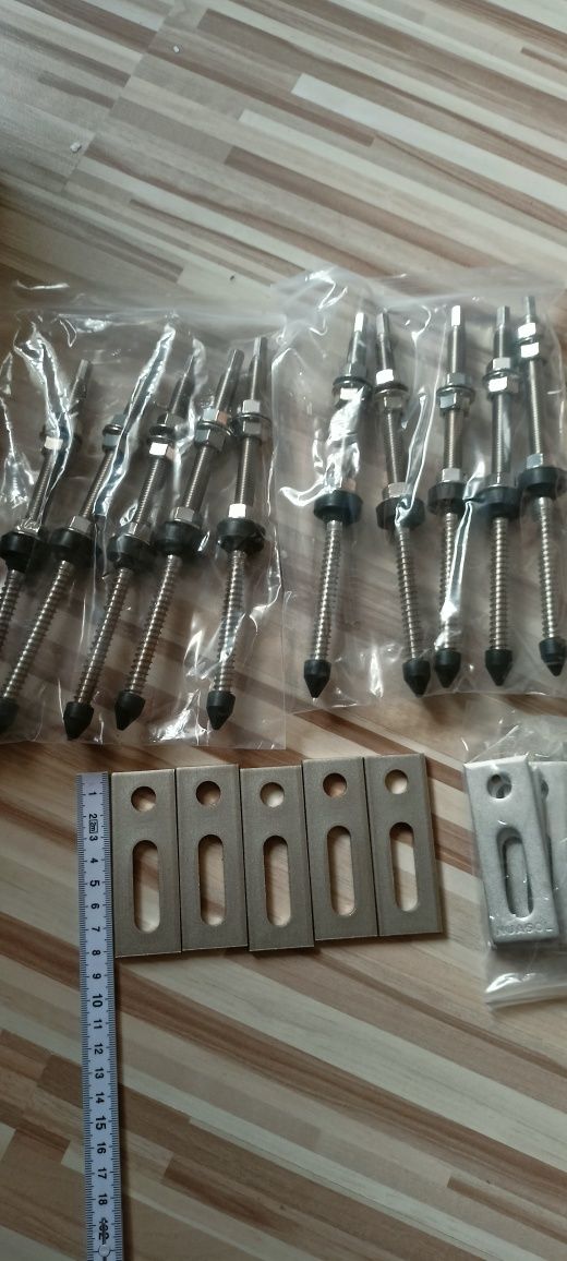 30 x Śruba dwugwintowa z adapterem  m10x200 INOX