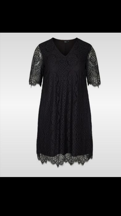 Czarna koronkowa Nowa Sukienka Zizzi z metką  sylwester  Plus Size