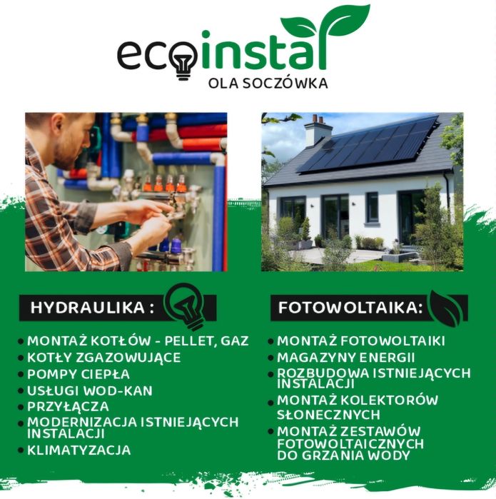 Hydraulik, montaż kotłów serwis kotłów gazowych