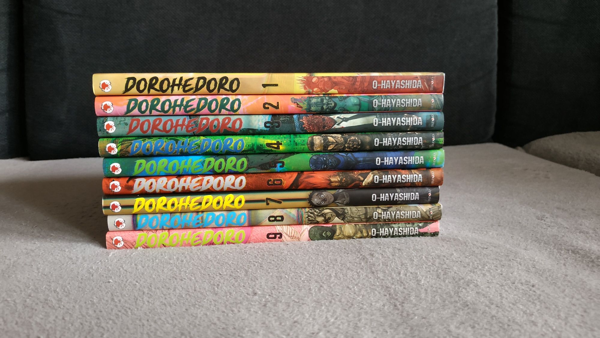 Manga Dorohedoro 1-9 Studio JG Dodatki Pocztówka i Karta Festiwalowa