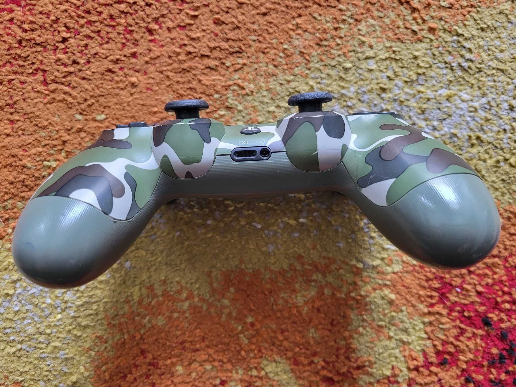Oryginalny Pad PS4 Playstation 4 SONY Zielony Camo V2 - Stan BDB