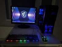 Zestaw do Gier i5 4x3.4GHz/GTX-2GB/Ram-16GB/SSD+500GB/Samsung 22'