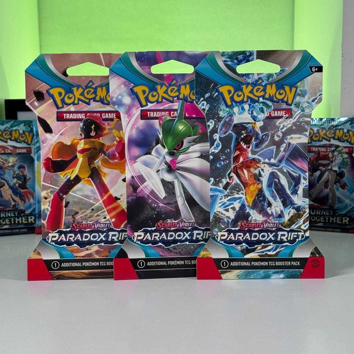 Картки Колекційні Гра Pokemon Paradox Rift Покемони Настільні ігри