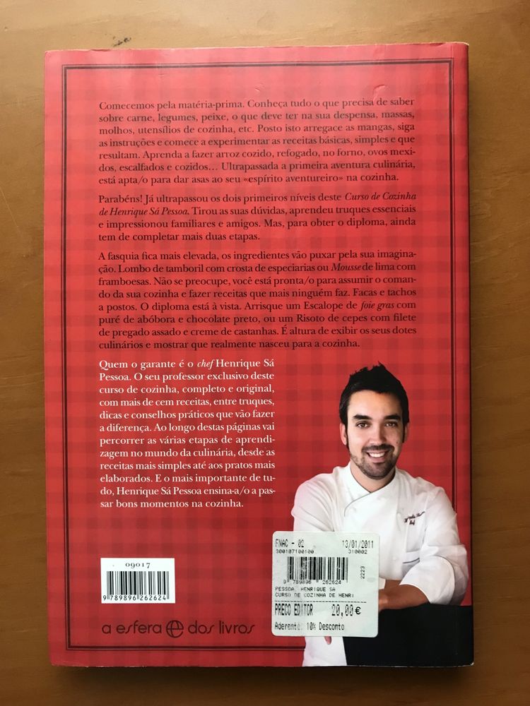 Livro Curso e Receita