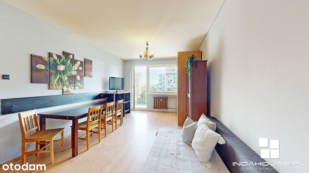 Słoneczne 2 pokojowe, oddzielna kuchnia, loggia