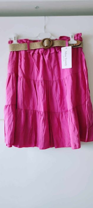 Spódniczka sztuczny jedwab M L