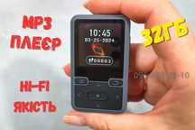 Купити мп3 плеєр mp3 для музики з блютузом і екраном 32Gb з кліпсою