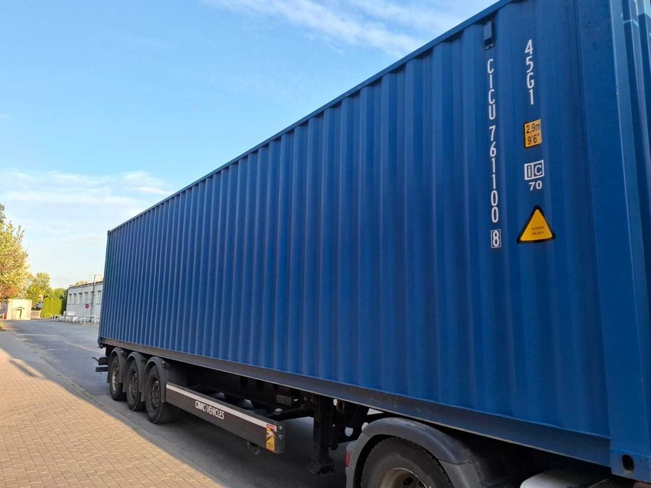Kontener morski 40'HC 12m magazyn nowy One Way