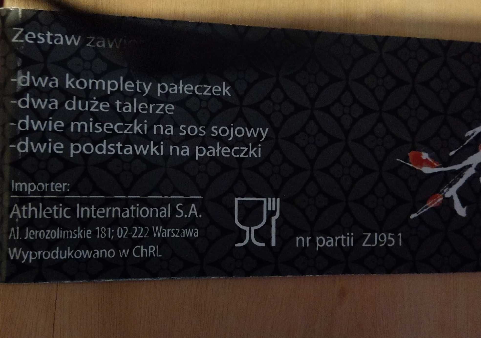 Zestaw do sushi dla dwóch 2 osób Chiny, ma 30 lat, nowy
