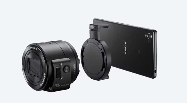 Maquina fotografica/video wifi Sony dsc-qx30 completa.