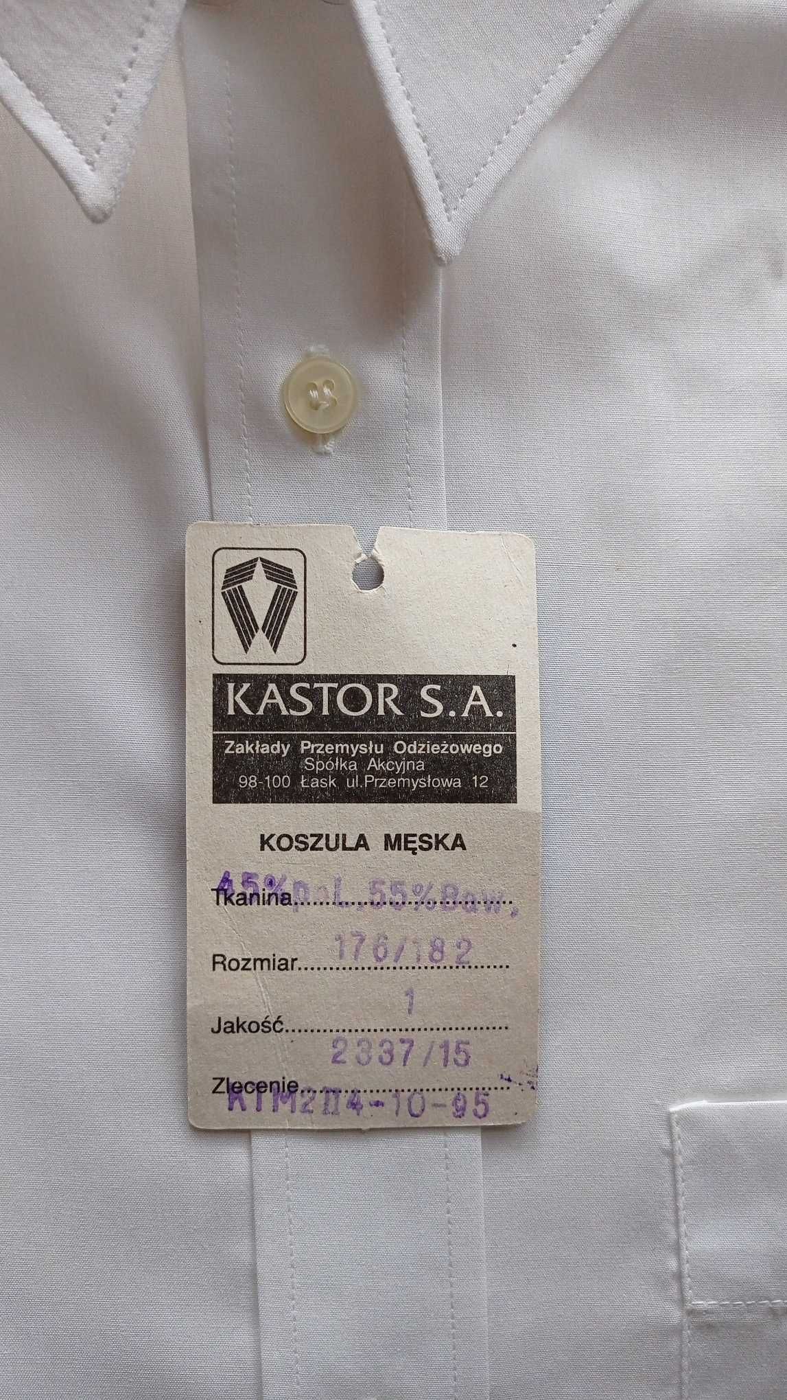 Koszula męska klasyczna biała firmy KASTOR rozm.42 - 40 zł