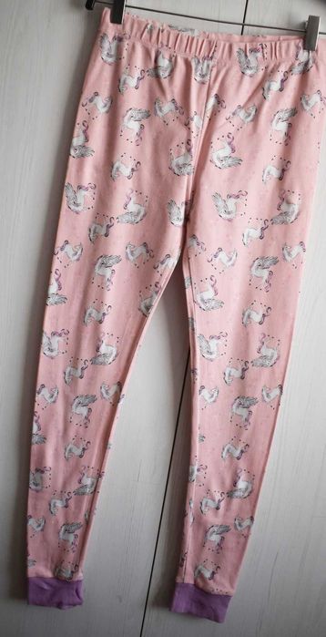 Dwuczęściowa piżama 152 158 bawełniana komplet bluza spodnie ciepła