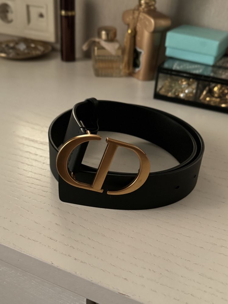 оригінальний ремінь Dior пасок шкіра