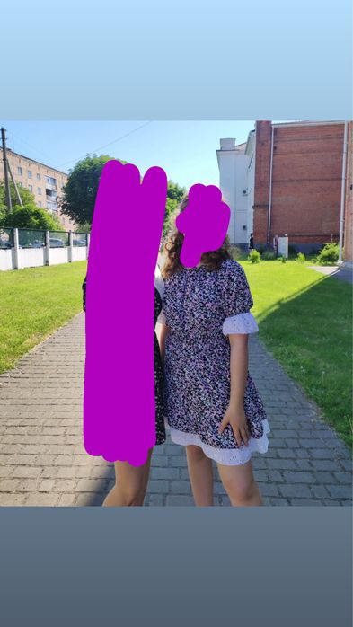 Сукня жіноча, в принт квітки